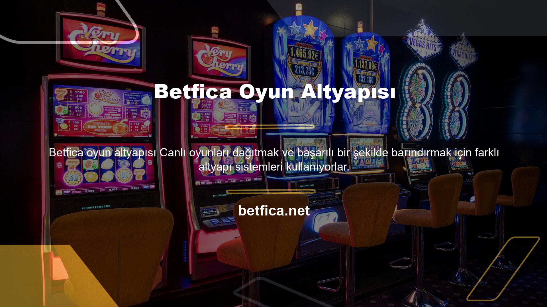 Spor bahisleri Betfica oyun sitesinde yer alan oyunlardan biri olmasına rağmen casino oyunlarına oldukça önem vermektedir