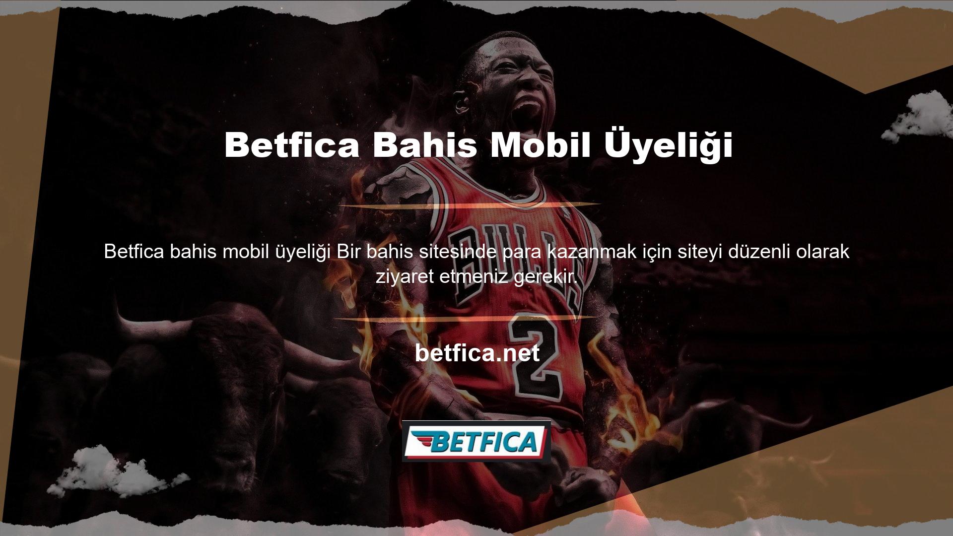 Yani birçok bahis sitesi gibi Betfica de mobil bağlantıya sahiptir
