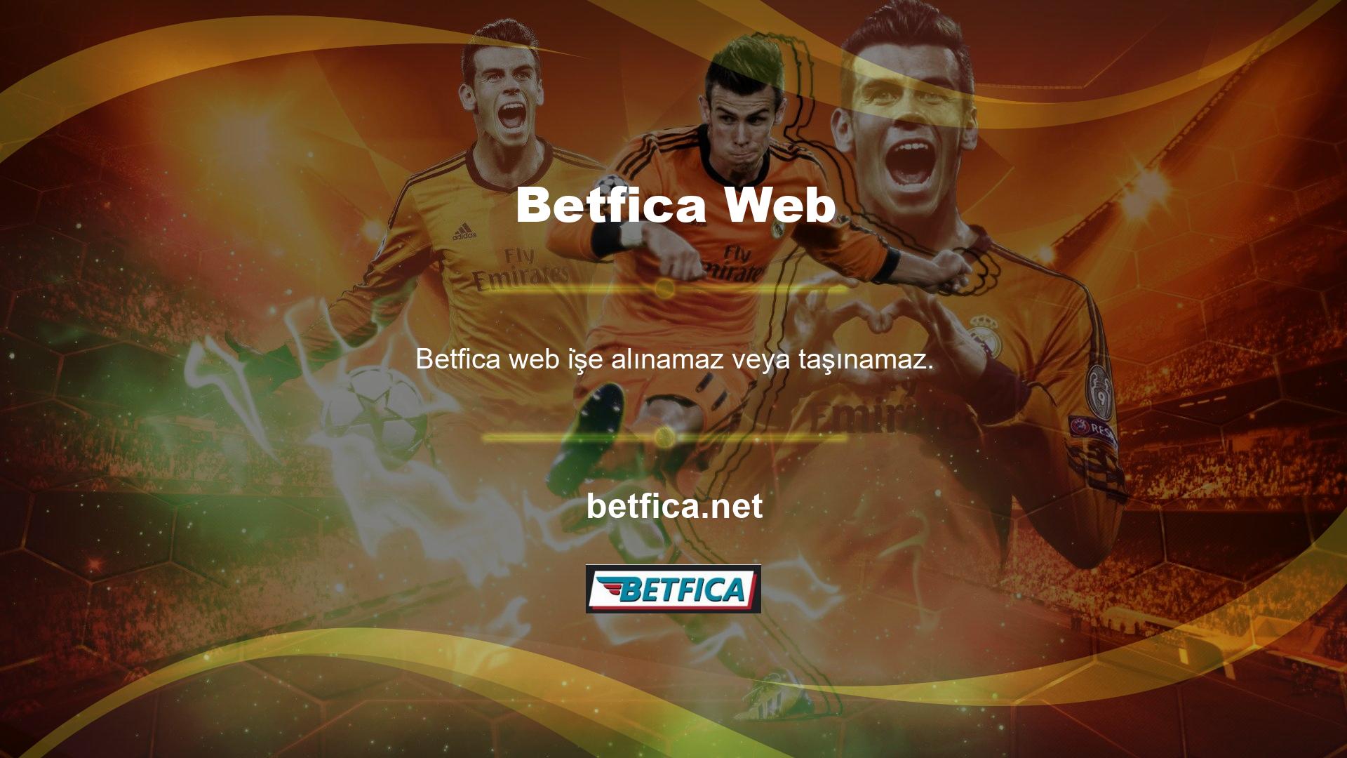 Bu konuyla ilgili tek sorumlu, Betfica Web Sitesinin bağlı olduğu şirket olan Betfica Web Sitesidir