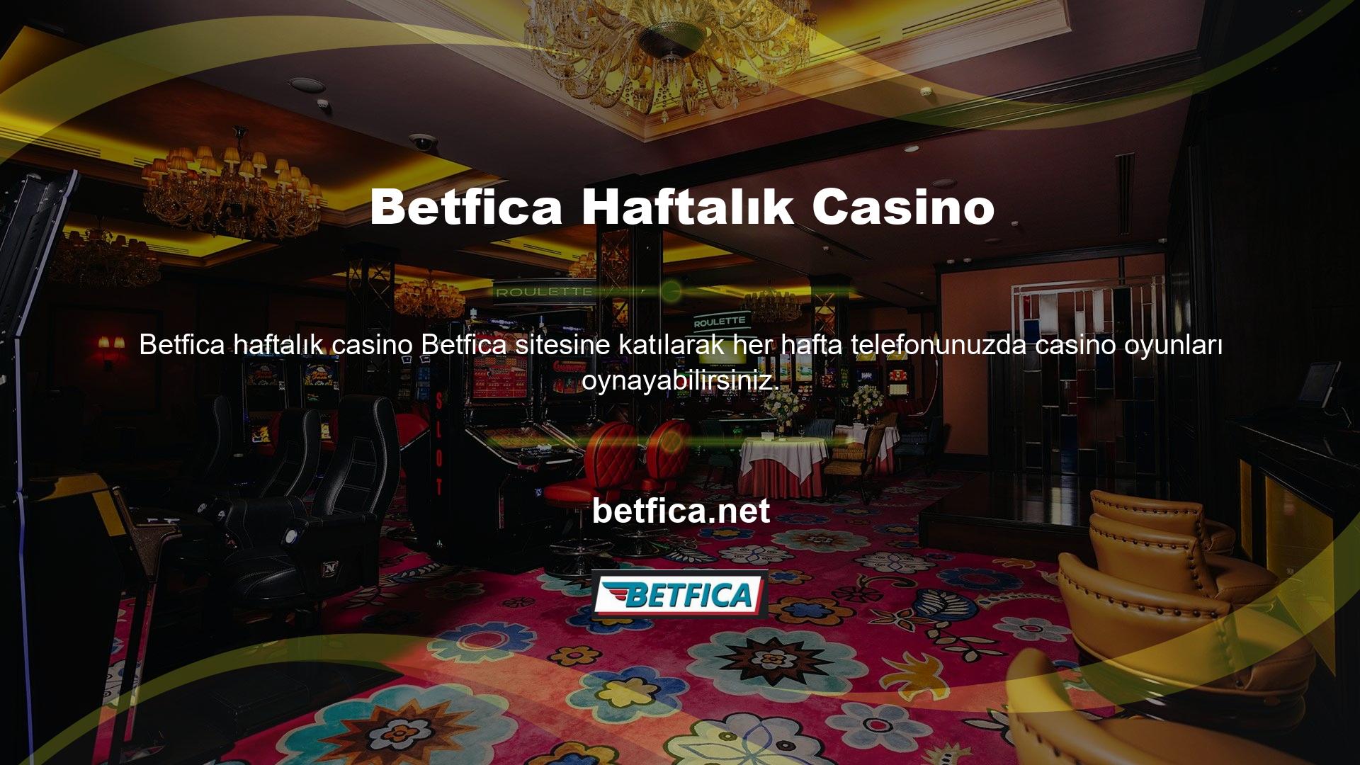 Kullanıcılar herhangi bir sorun olmadan bahis koyabilir