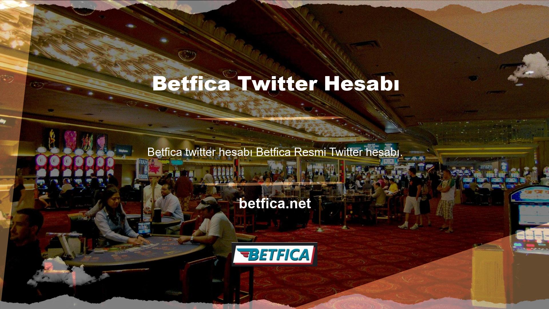 Betfica Twitter hesabı aracılığıyla üyelerine birçok fırsat sunuyor